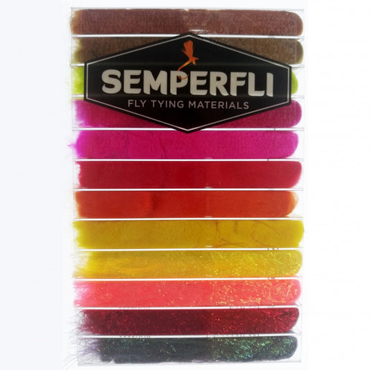 SemperFli Superfine Dubbing Dispnser Steelhead Colors
