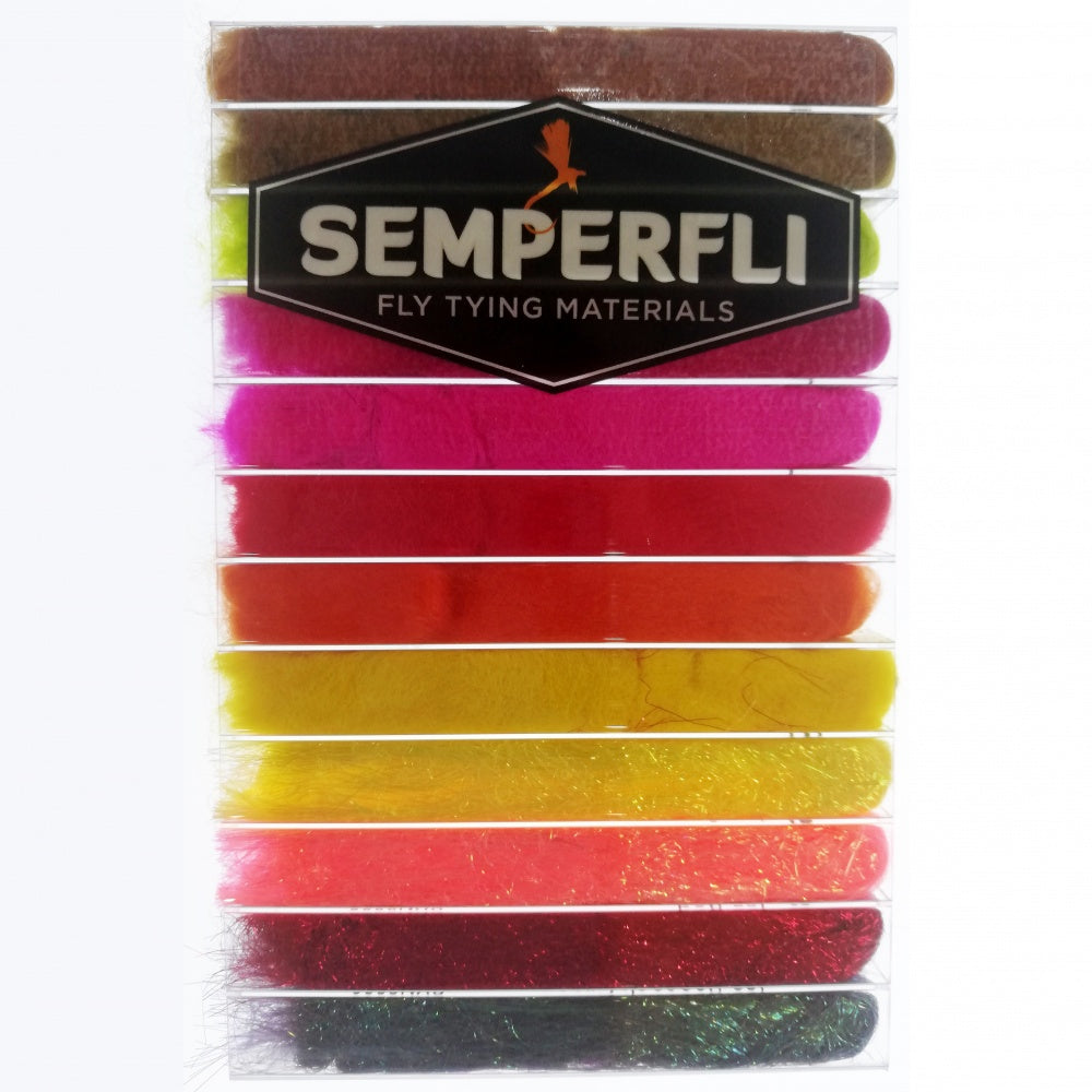 SemperFli Superfine Dubbing Dispnser Steelhead Colors
