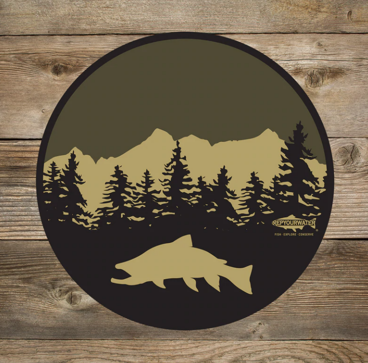 Rep Your Water Dark Water Sticker
