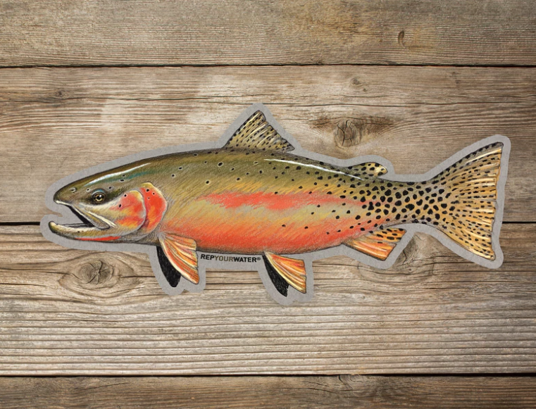 Rep Your Water High Country Cutthroat Sticker
