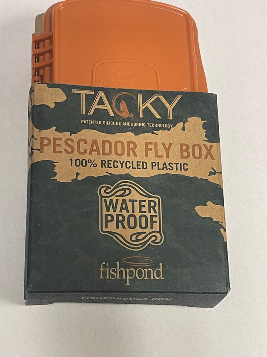 Tacky Pescador Fly Box - Small - Burnt Orange