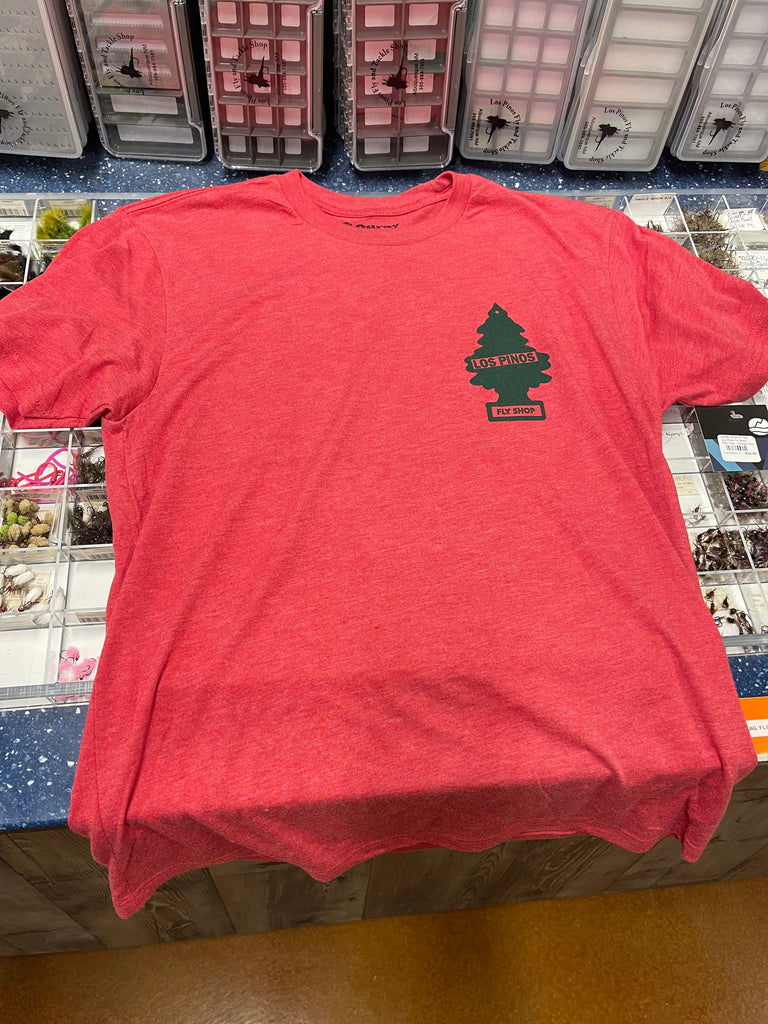 Los Pinos Tri Blend - Pine Tree - Vintage Red
