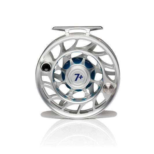 Hatch Iconic 7 Plus Large Arbor Fly Reel CLEAR/BLUE