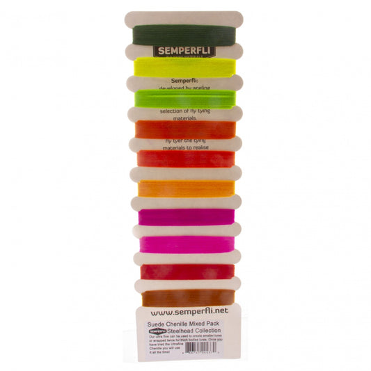 SemperFli Suede Chenille Mixed Pack Steelhead Collection