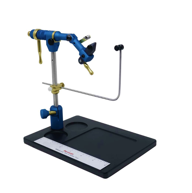 Renzetti Master Vise - Blue W/Deluxe Stem/ Black Streamer Base

