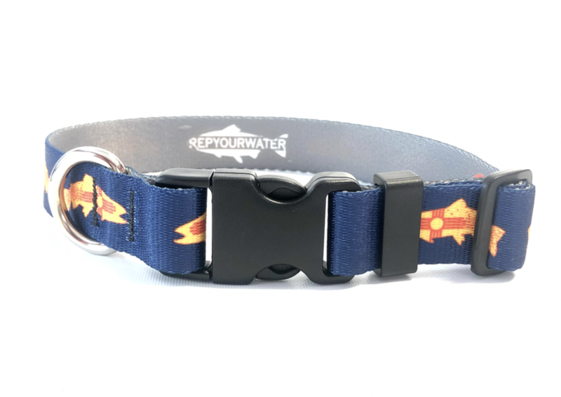 Rep Your Water New Mexico Dog Collar