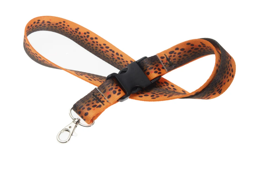 Rep Your Water Brown Trout Skin Lanyard
