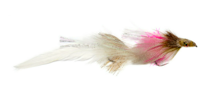 Fulling Mill D&D Deceiver Minnow White/Pink Size 2