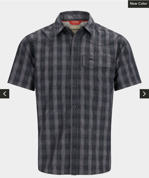 Simms M's Big Sky SS Shirt - Black
