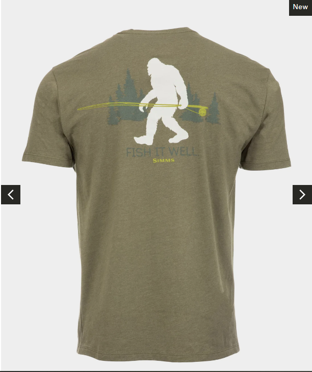 Simms Sasquatch T-shirt Military Heather
