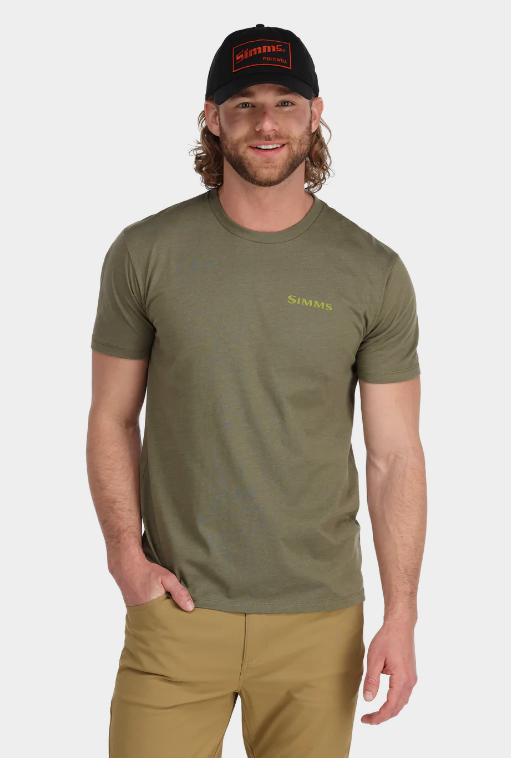 Simms Sasquatch T-shirt Military Heather