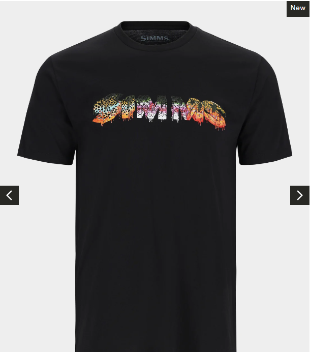 Simms M's Drip T-Shirt Black