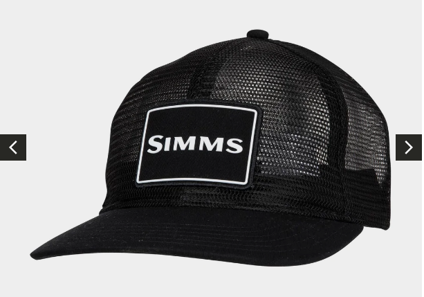 Simms Mesh All-Over Trucker - Black
