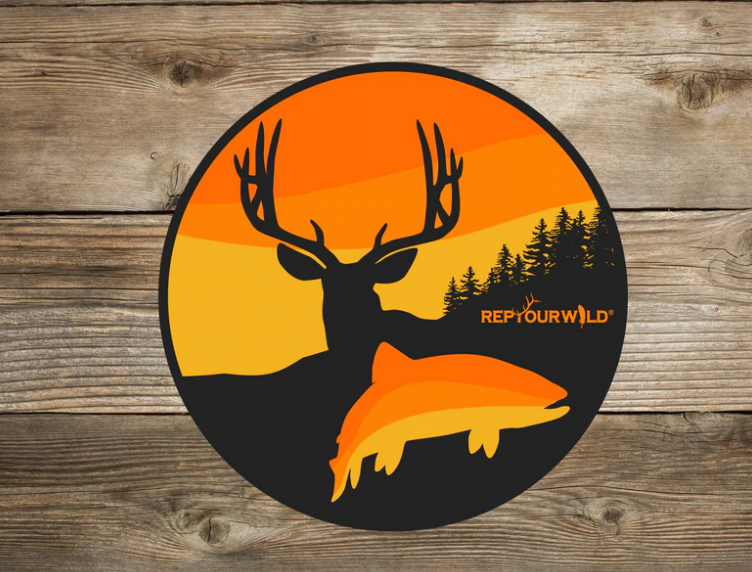 Rep Your Water Sportsman's Duo Sticker