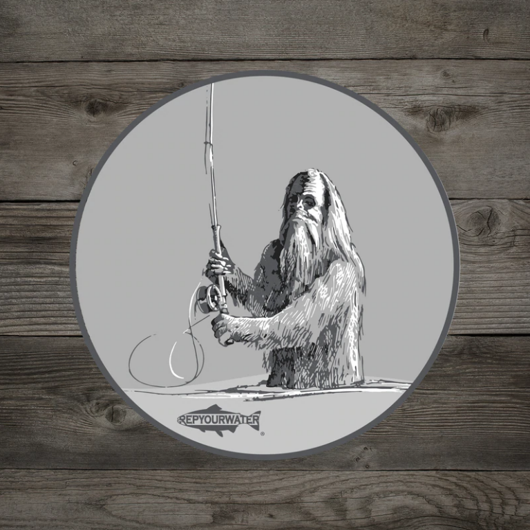 Rep Your Water Swing. Squatch. Repeat. Sticker - Medium
