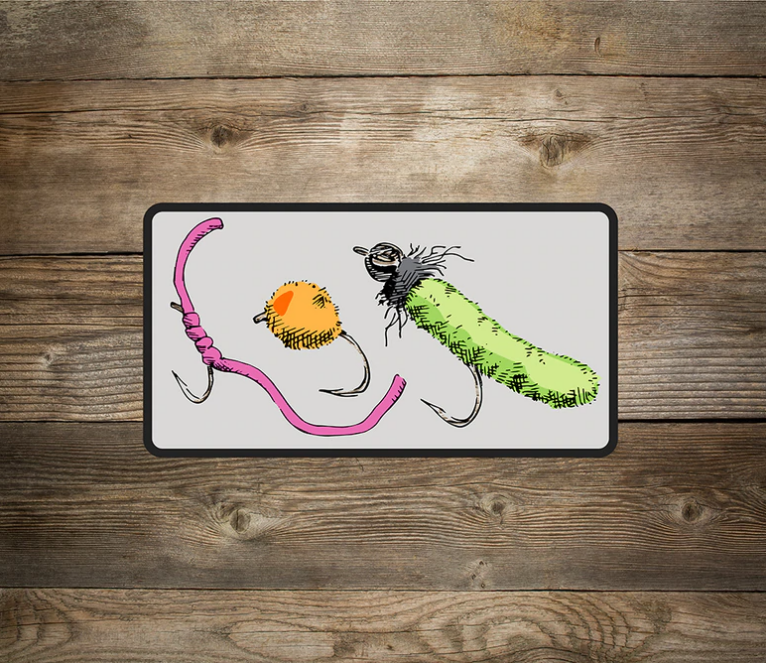 Rep Your Water Trash Flies Stickers
