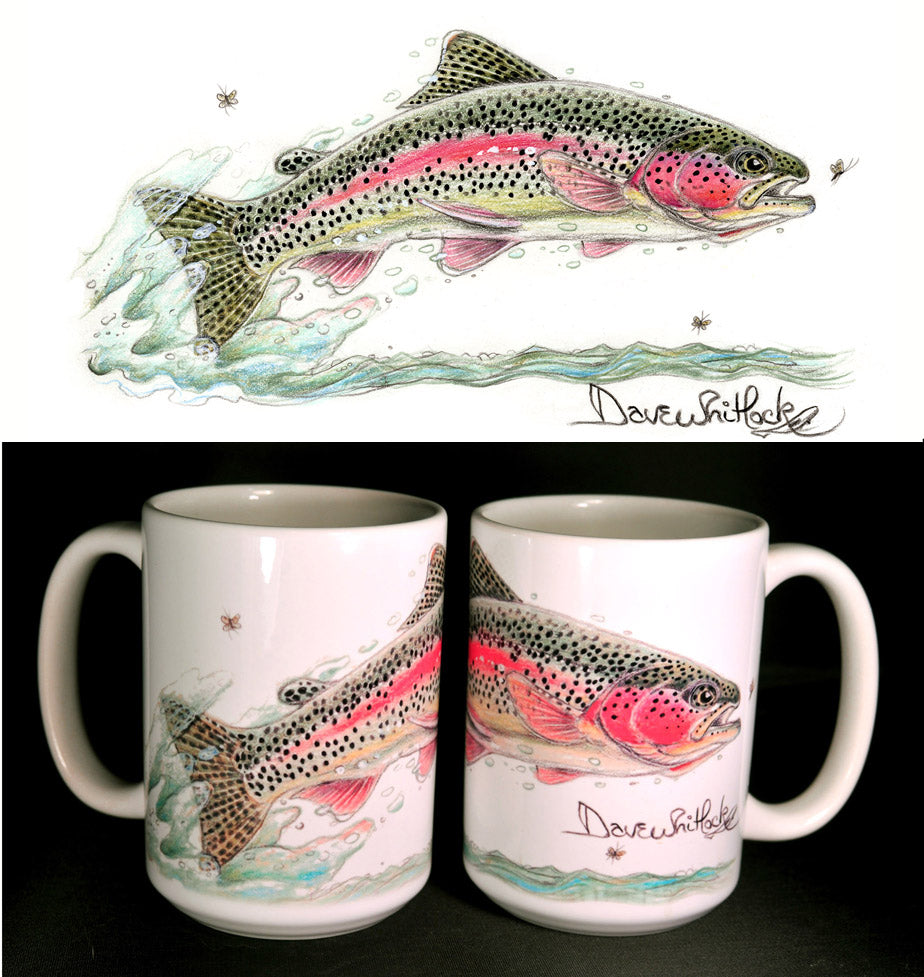Anglers Image Rainbow Trout Mug
