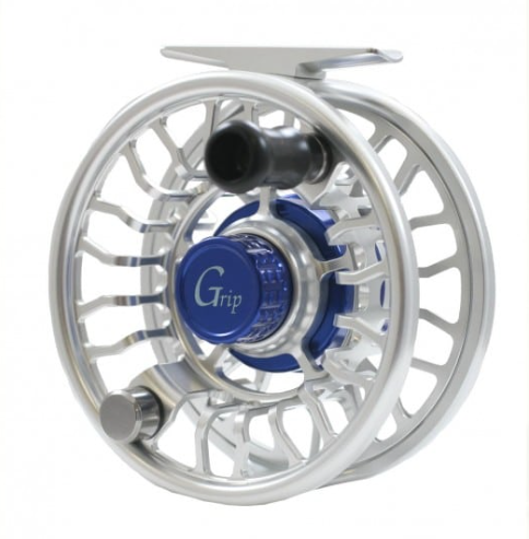 drag system fly reel Galvan Grip Fly Reel Clear / Blue / G-8