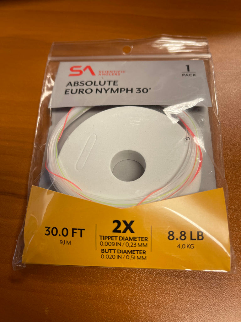 SA Absolute Euro Nymph Leader - 30'
